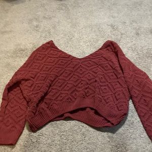 cute crop sweater